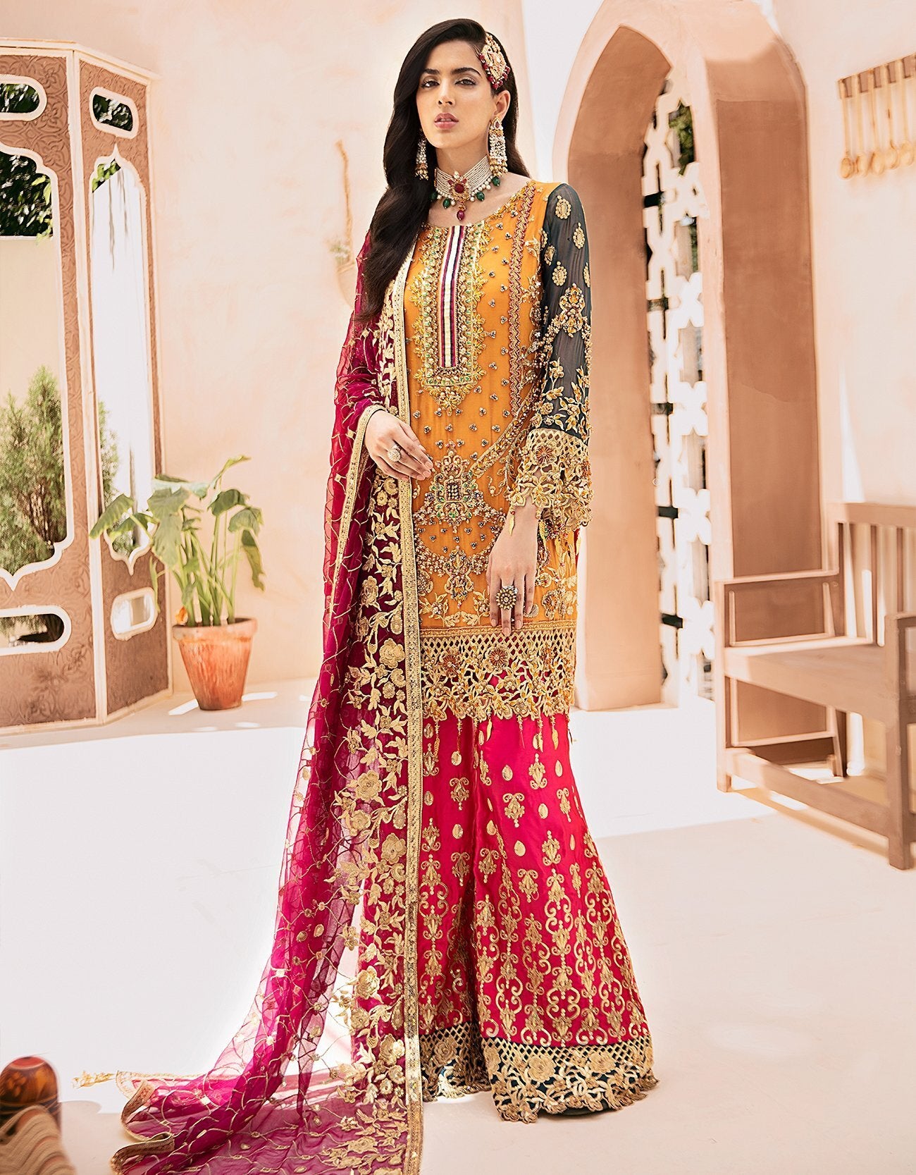 Pakistani hotsell work dresses