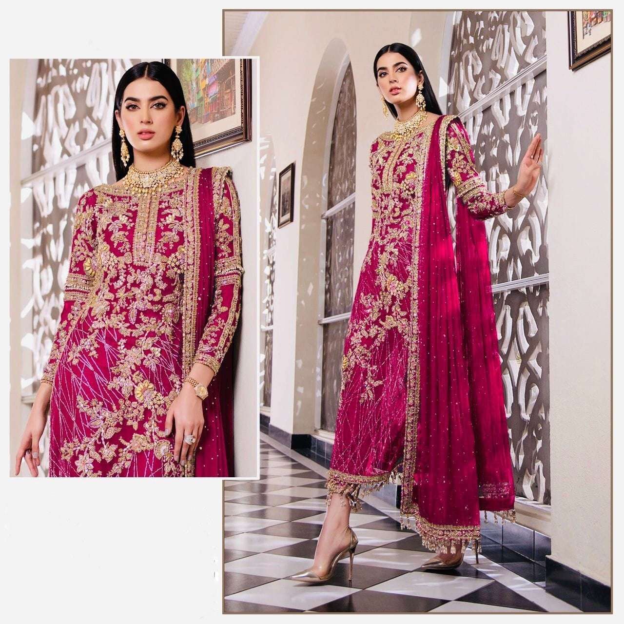 Heavy Embroidery Pakistani Style Suit – IndianStyleShop