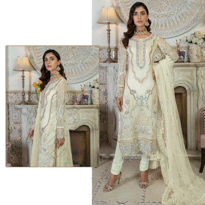 White Graceful Comfort: Ethnic Salwar Kameez for Every Occasion