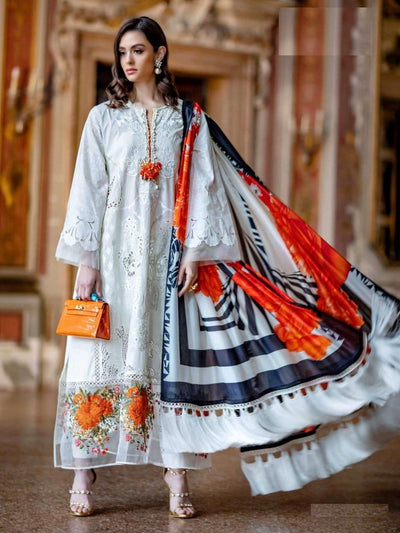 Mariya B Lawn Cotton Designer Pakistani Wear